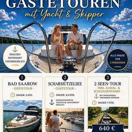 Hausboot Traumzeitboot Helmut - Exklusiver Festlieger In Perfekter Lage Am Scharmuetzelsee * Bad Saarow